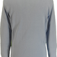 Gabicci Vintage Dusk Blue Soda Stripe Knitted Polo