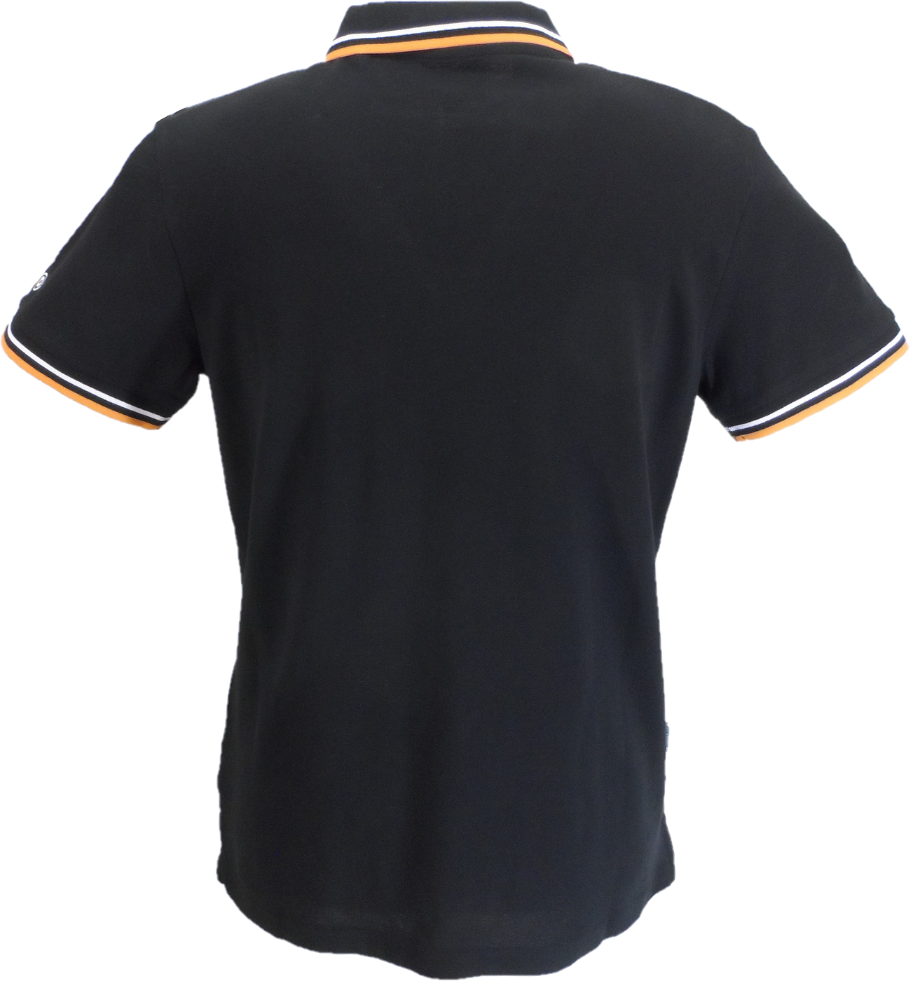 Lambretta Black/White/Orange Retro Target Logo 100% Cotton Polo Shirts