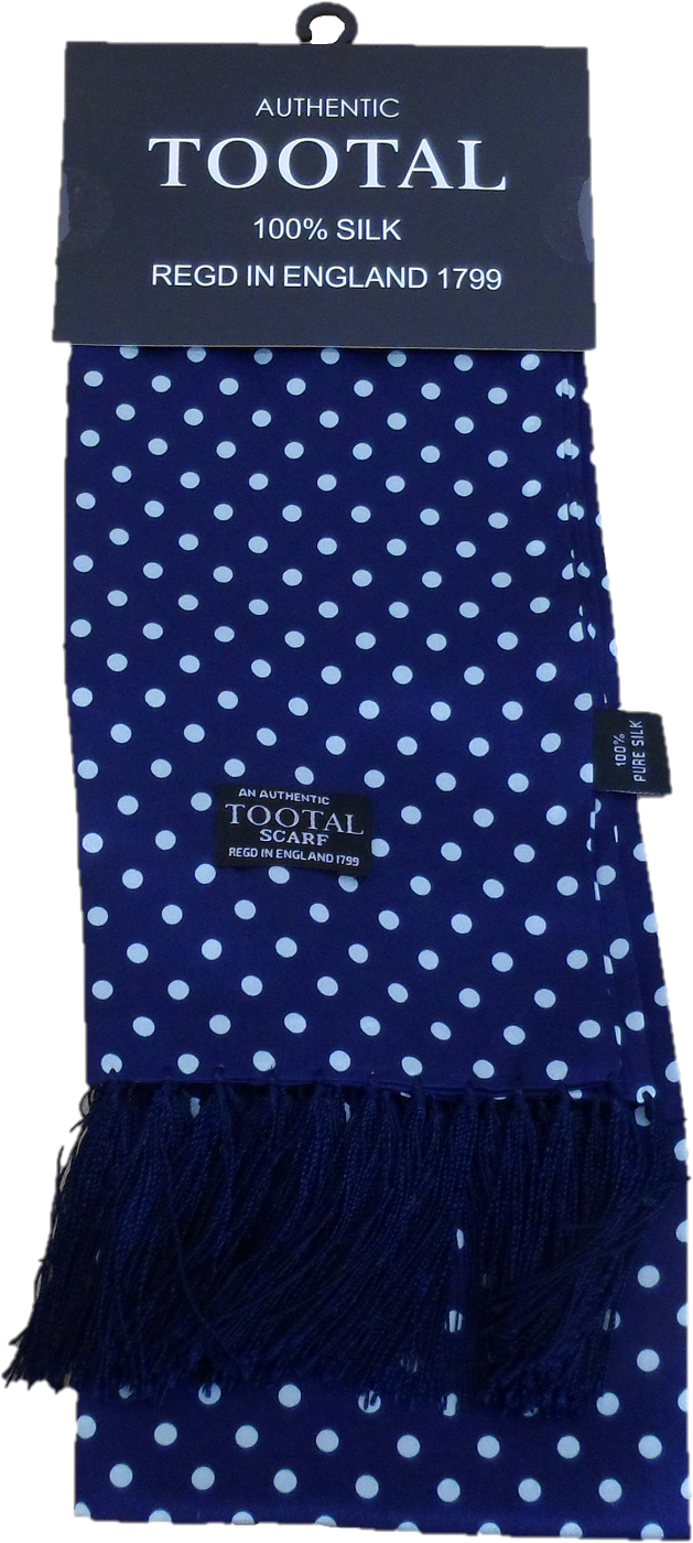 【みきさん専用】　tootal シルクスカーフ　ドット柄 みきさん専用】 tootal シルクスカーフ ドット柄 - メルカリ