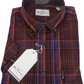 Ben Sherman Mens Dark Wine Checked Short Sleeved Shirt