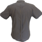 Ben Sherman Mens Bronze Gingham Checked Short Sleeved Shirt