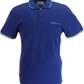 Ben Sherman Mens Persian Blue Signature 100% Cotton Polo Shirt
