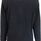Gabicci Mens Black Laverne Textured Zip Up Retro Knitted Cardigan