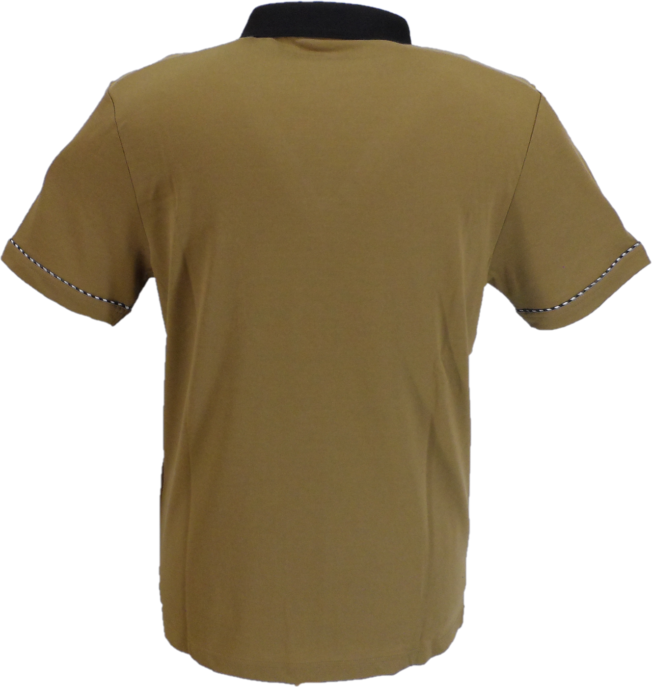 Gabicci Vintage Mens Archive Patrick Nutmeg Brown 70s Mod Polo