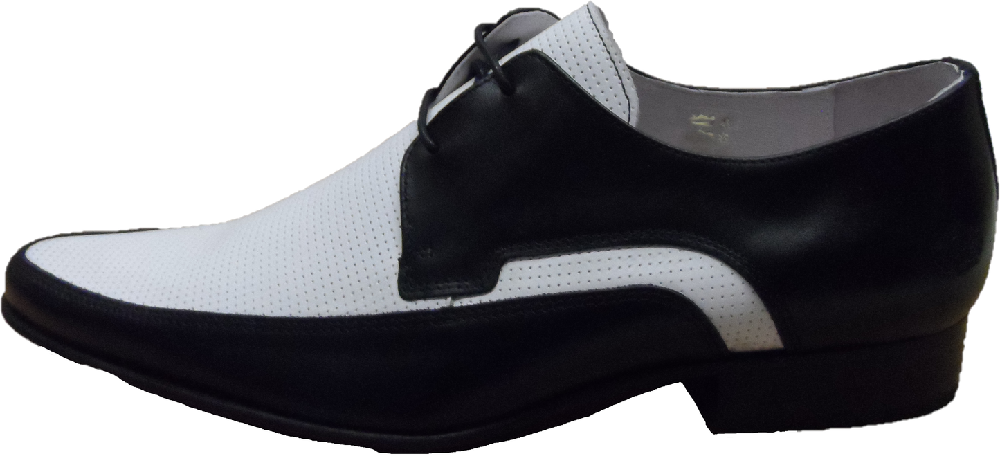 Ikon Original The Jam Shoe Black and White Mod Shoes