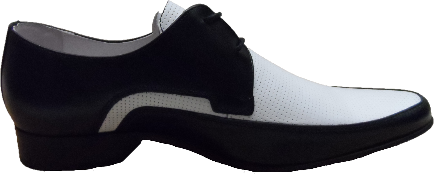 Ikon Original The Jam Shoe Black and White Mod Shoes