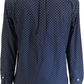 Lambretta Retro Button Down Navy/Blue Pindot Shirt