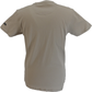 Lambretta Mens Stone Striped Retro T Shirt