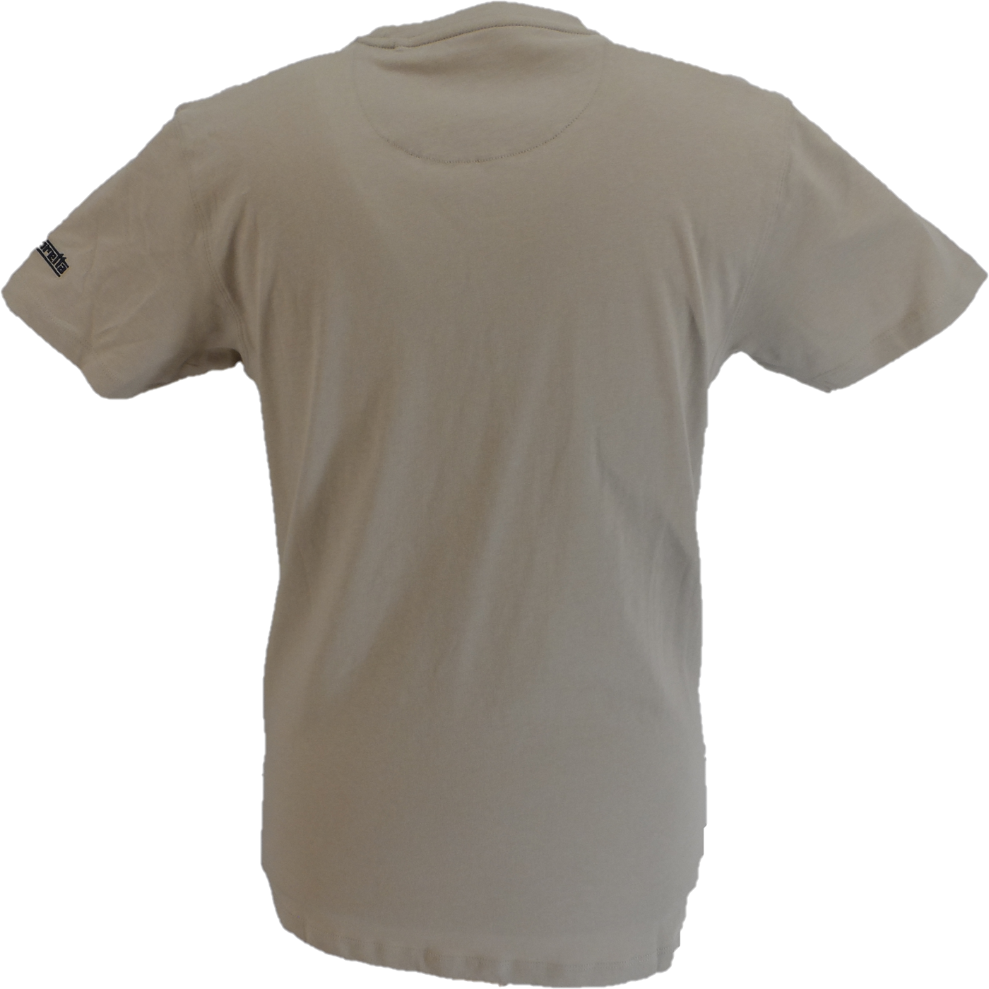 Lambretta Mens Stone Striped Retro T Shirt