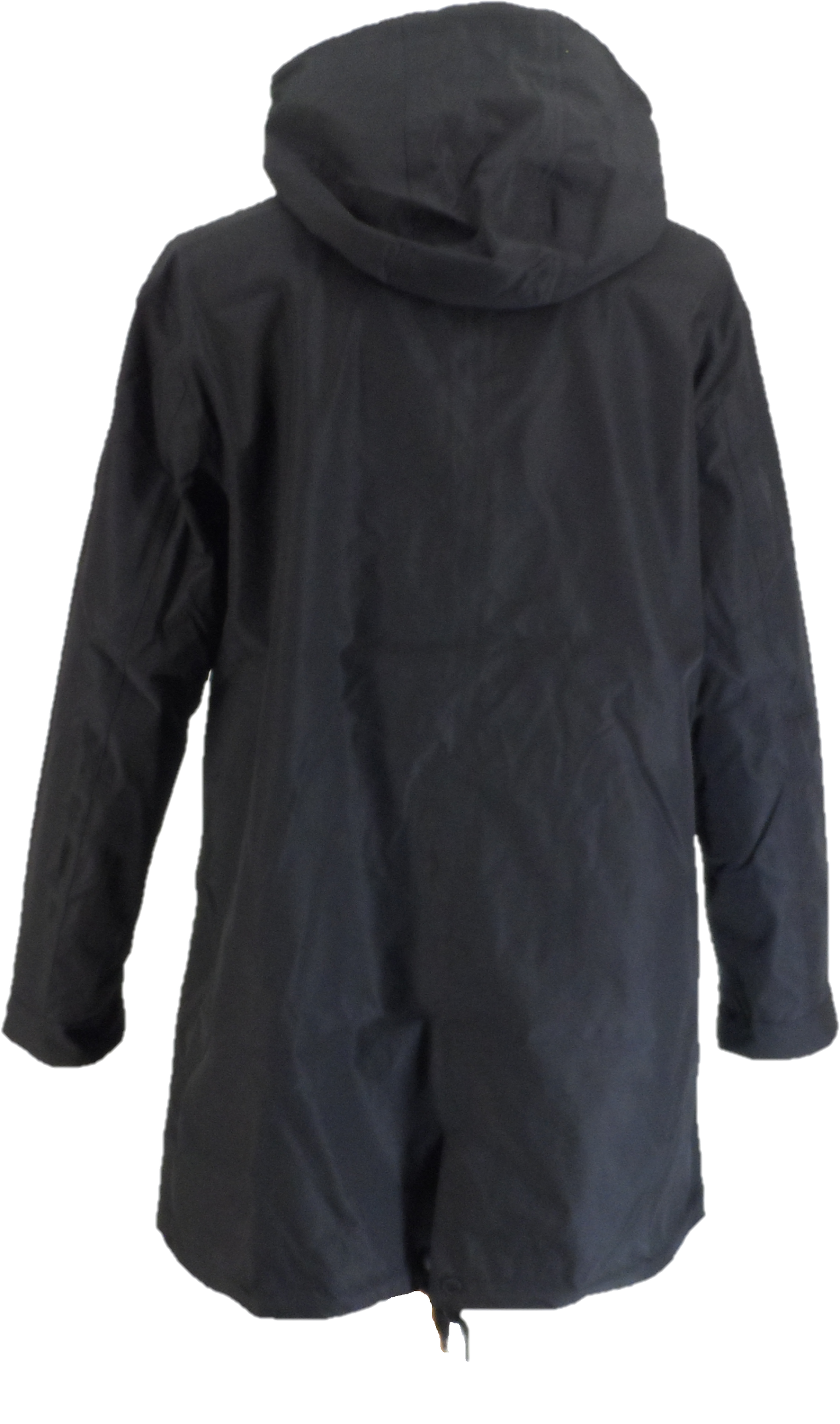 Lambretta Mens Black Retro Waterproof Fishtail Parka