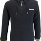 Lambretta Mens Black/Gold Full Zip Logo Hooded Top
