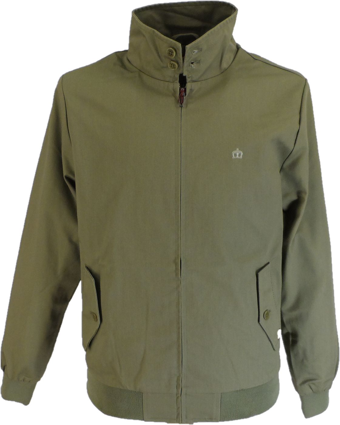 Merc Mens Olive Green Harrington Jacket