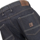 Trojan Mens Raw Denim Straight Leg Jeans