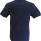 Trojan Mens Navy Blue Retro Pique T Shirt