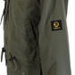 Trojan Mens Twill Badged Army Green Parka Coat