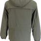 Trojan Mens Twill Badged Army Green Parka Coat
