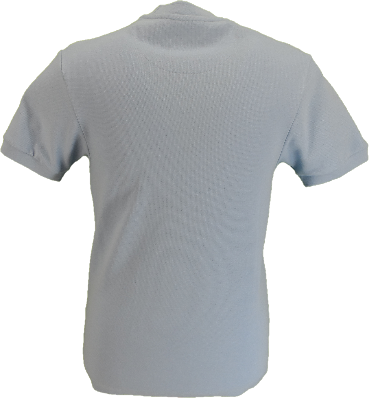Trojan Mens Powder Blue Retro Pique T Shirt