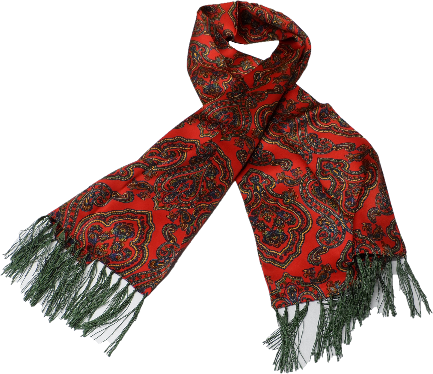 Tootal Mens Retro Paisley Print 100% Silk Scarves