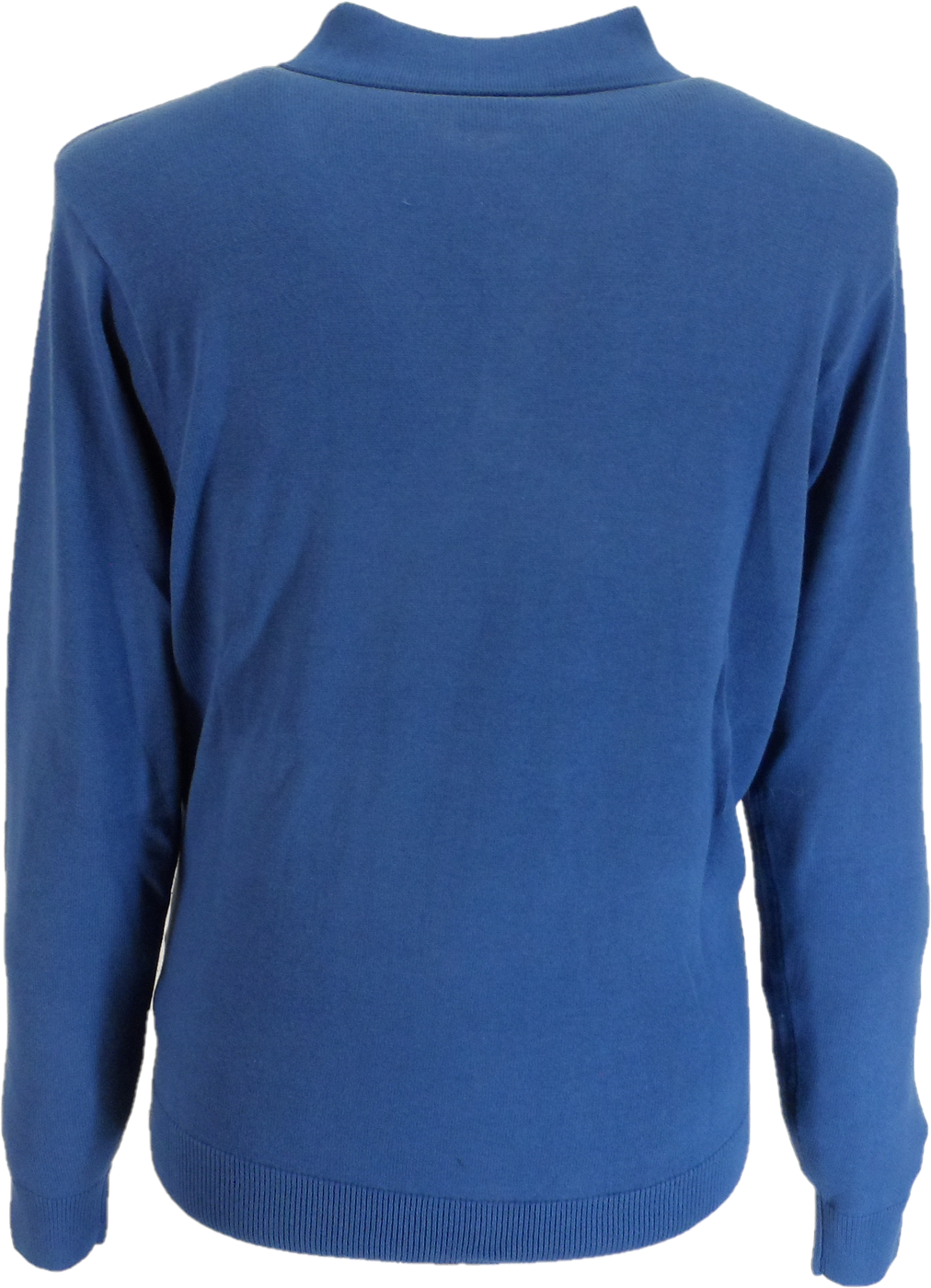 Gabicci Vintage Mens Argyle Airforce Blue Knitted Polo