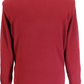 Gabicci Mens Claret Searle Multi Stripe Knitted Polo