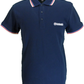 Lambretta Navy/Blue/Red/Jet Retro Target Logo 100% Cotton Polo Shirts