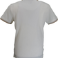 Lambretta Men`s Jet Stream/Tan Tipped Tipped 100% Cotton Polo Shirts
