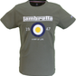 Lambretta Mens Khaki Green Classic Target T Shirt