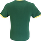 Trojan Mens Green Spirit of 69 100% Cotton Peach T-Shirt