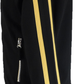 Trojan Mens Black Twin Stripe Contrast Zip Track Tops