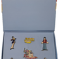Official licensed The Beatles Yellow Submarine Metal Pin Badge Set