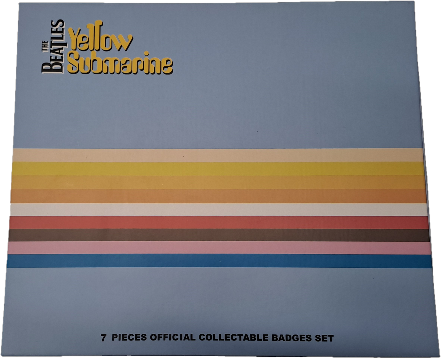 Official licensed The Beatles Yellow Submarine Metal Pin Badge Set