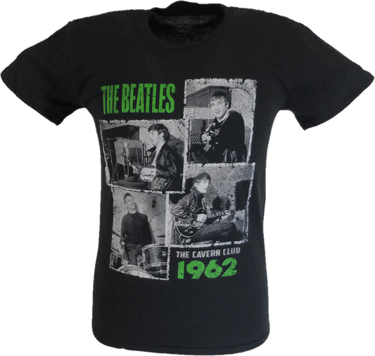 Mens Officially Licensed The Beatles Cavern Shots 1962 T Shirts