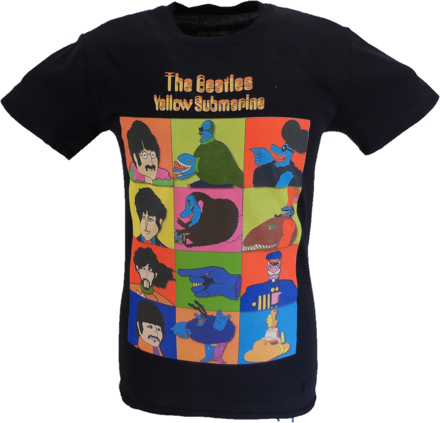 Mens Officially Licensed The Beatles Yellow Submarine Characters T Shirts
