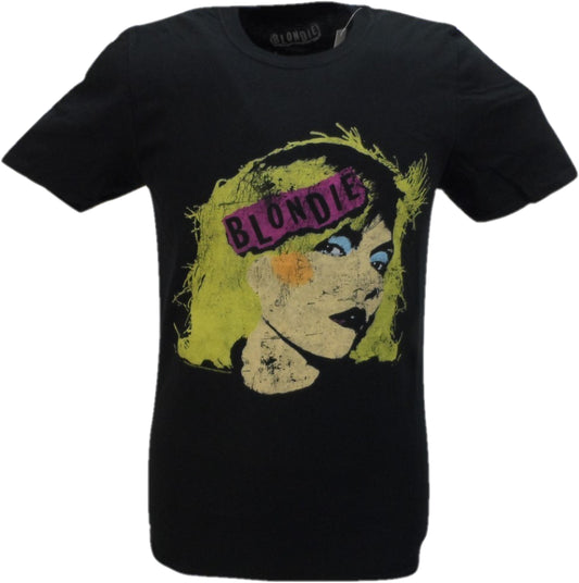 Schwarzes offizielles Blondie-T-Shirt für Herren