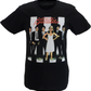 Mens Black Official Blondie Parallel Lines with Back Print T Shirt