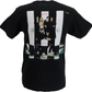 Mens Black Official Blondie Parallel Lines with Back Print T Shirt
