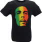 Mens Official Licensed Bob Marley Rasta Face T Shirt