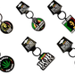 The Classic Bob Marley Metal Key Rings