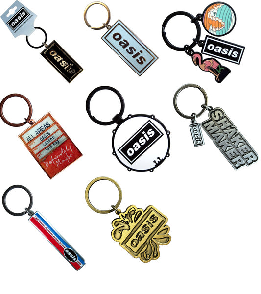 The Classic Oasis Metal Key Rings