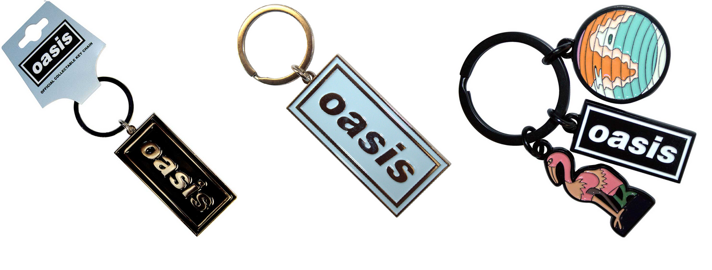 The Classic Oasis Metal Key Rings