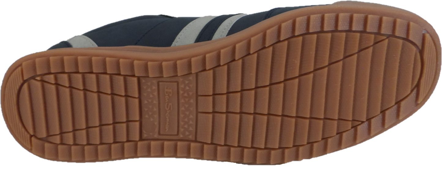 Mens Ben Sherman Feedback Navy/Grey Blue Trainers