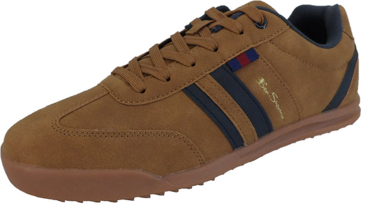 Mens Ben Sherman Feedback Tan/Navy Trainers