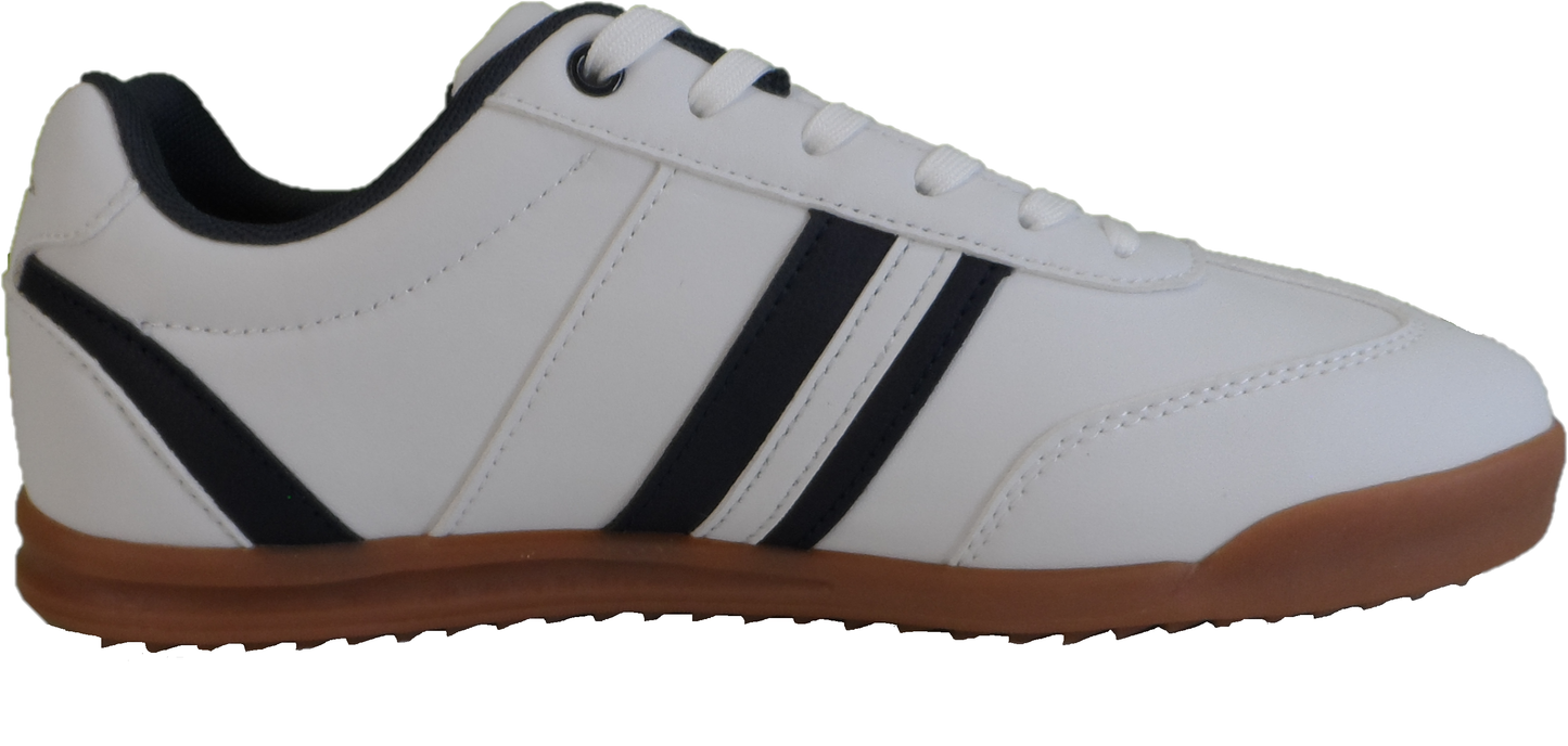 Mens Ben Sherman Feedback White/Navy Trainers