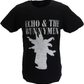 Herre sort officielt echo & the bunnymen silhouettes t-shirt