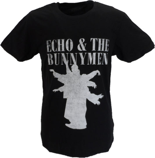 Mens Black Official Echo & The Bunnymen Silhouettes T-Shirt