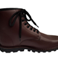 Grafters Mens Cherry Red 8 Eyelet Derby Leather Boots