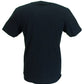 Black t-shirt on a white background
