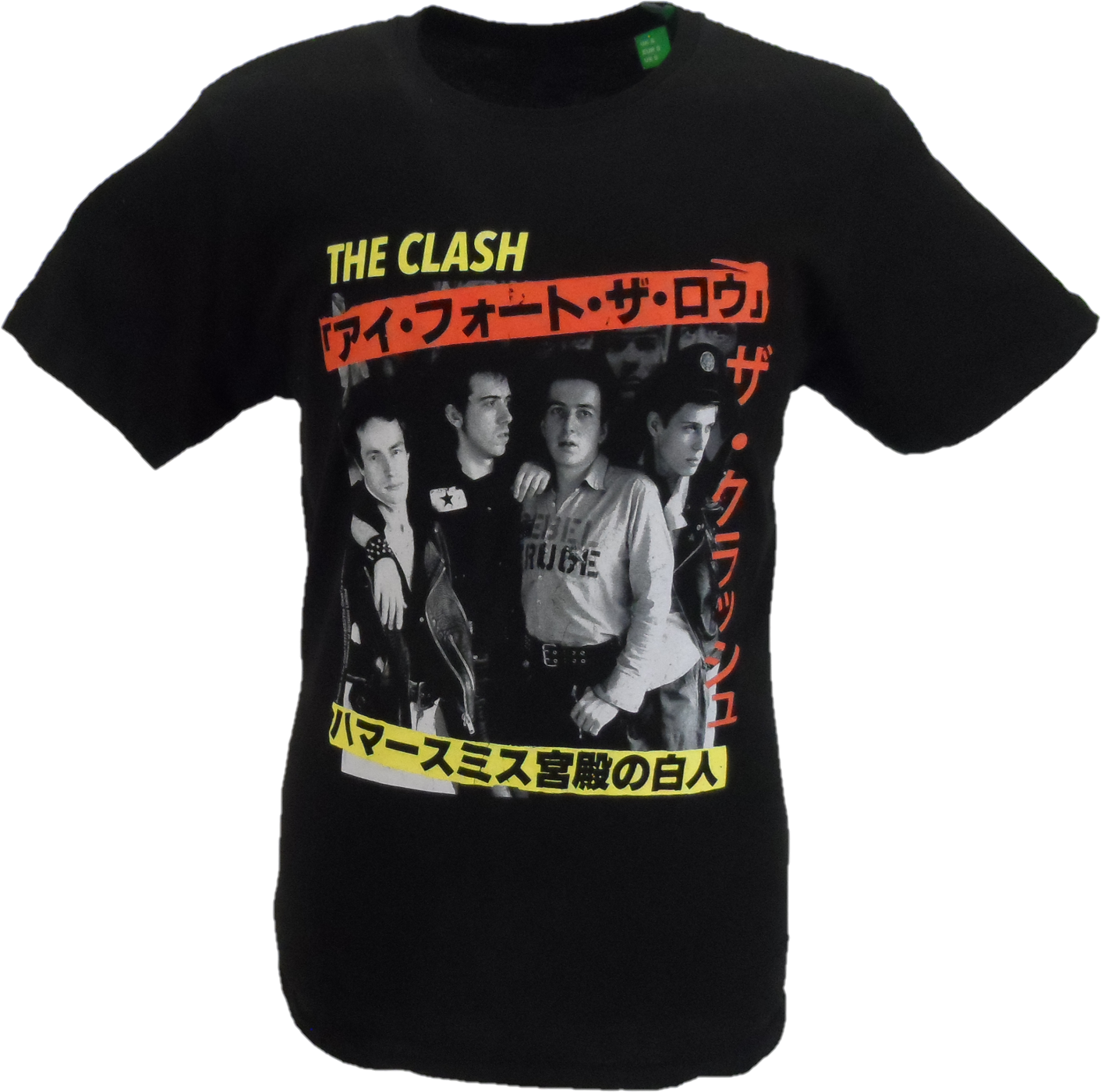 Mens Black Official The Clash London Calling Japan T Shirt