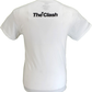 Mens White Official The Clash London Calling Press Photo with Back Print T Shirt