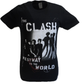 Mens Black Official The Clash Westway To The World T Shirt